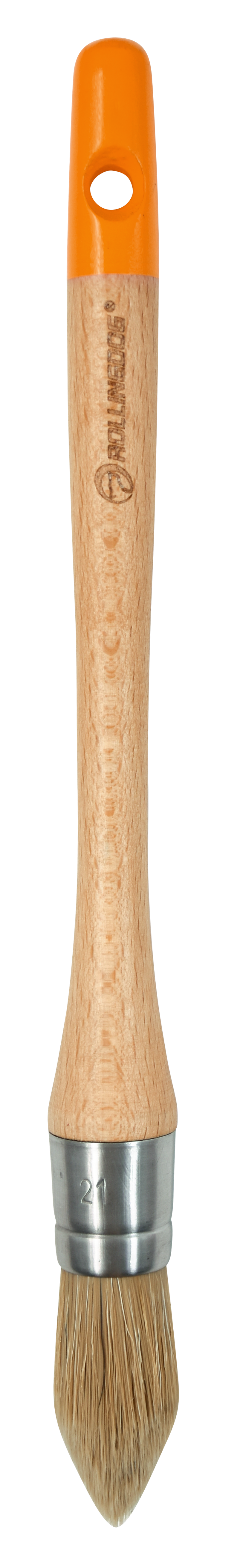 21mm Round Detail Brush | Hog Bristle & SRT Blend with Beech Wood Handle