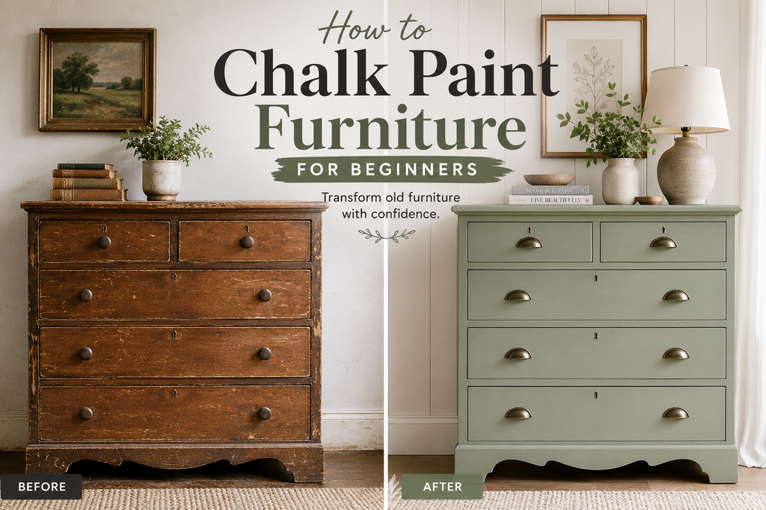 How to Chalk Paint Furniture for Beginners