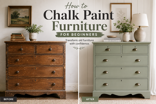 How to Chalk Paint Furniture for Beginners
