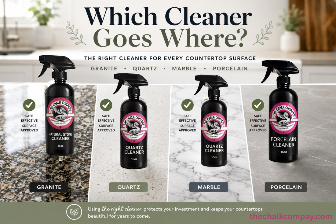 The Right Cleaner for Every Countertop Surface