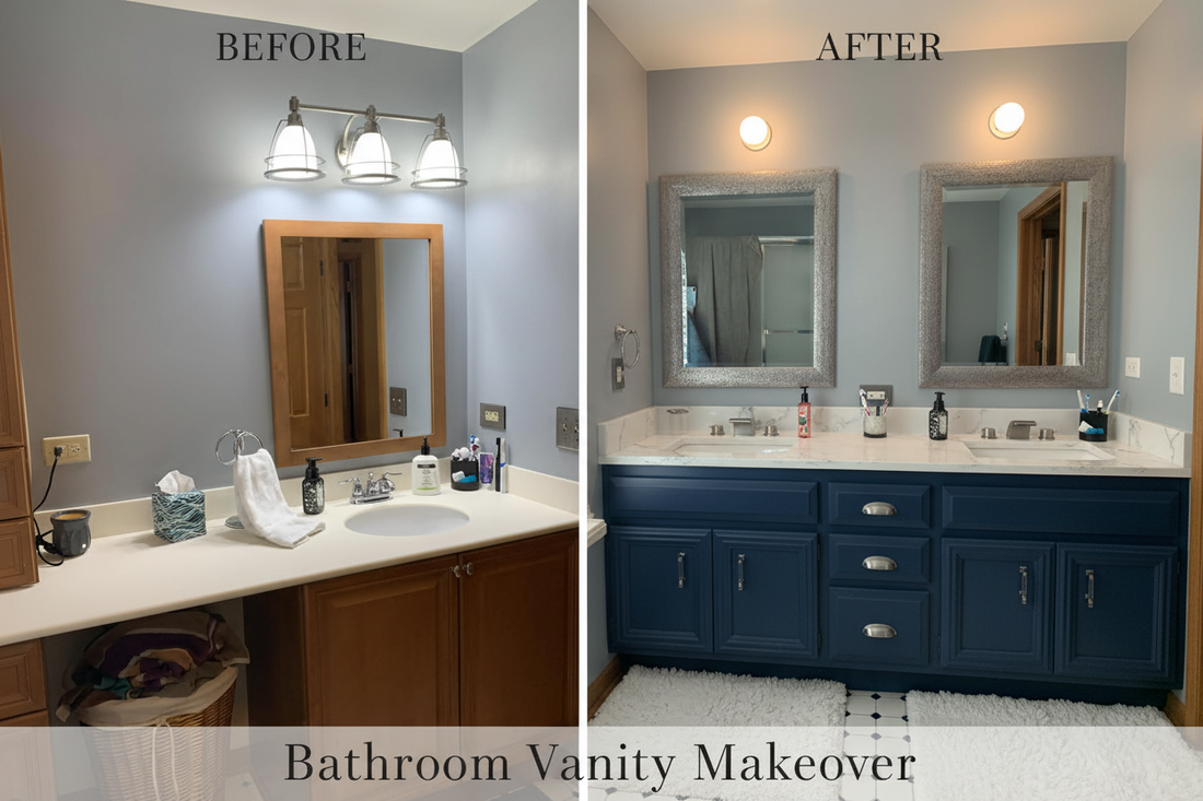 Chalk Paint DIY Bathroom Makeover