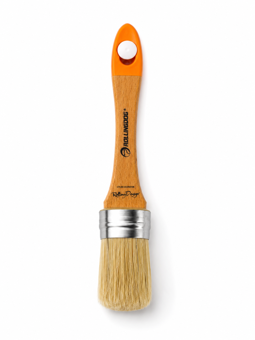 Oval Chalk Paint Brush | 1.3", 1.5" & 1.7" for Furniture & Chalk Paint