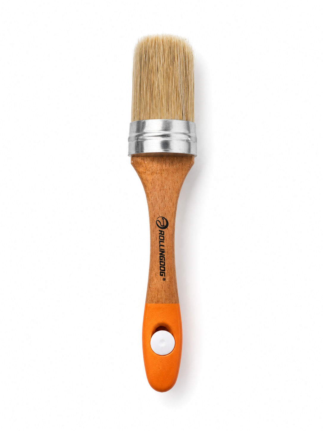Oval chalk brush for furniture painting