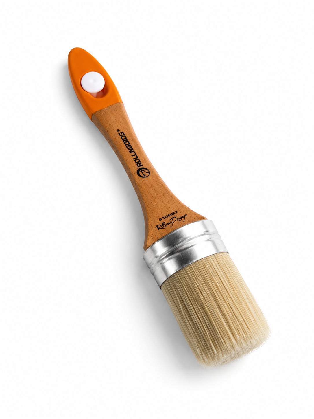 Oval Chalk Paint Brush | 1.3", 1.5" & 1.7" for Furniture & Chalk Paint