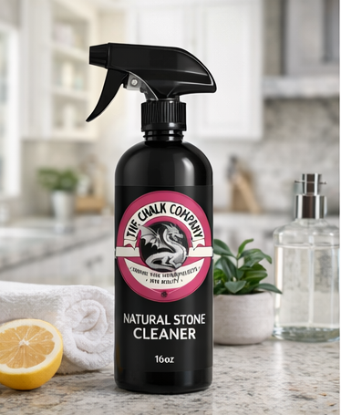 The Chalk Company Natural Stone Cleaner | Safe Streak-Free Cleaner for Granite, Marble, Travertine & More (16oz)