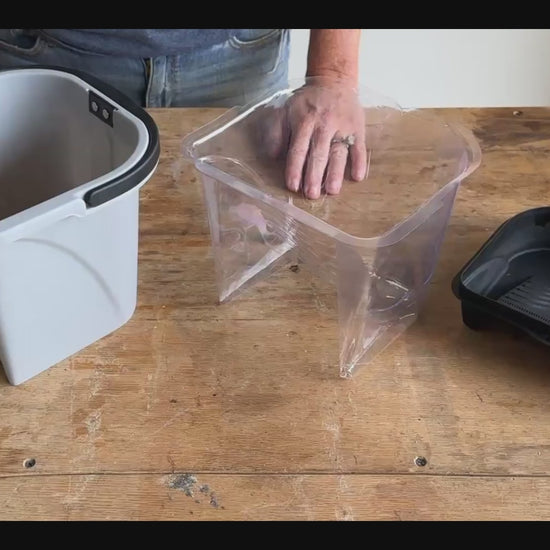Painters 4" bucket with liners and lids